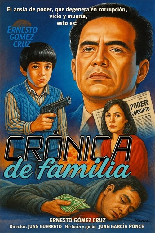 Poster Crónica de familia 1986