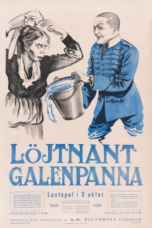 Poster Löjtnant Galenpanna 1917