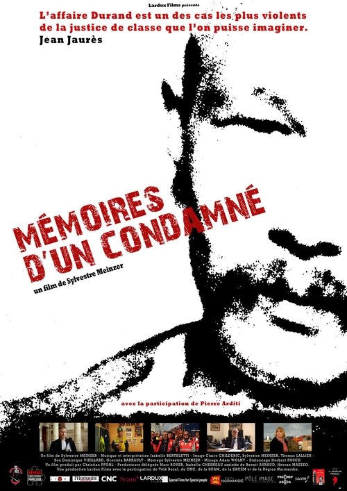 Mémoires d'un condamné movie poster player