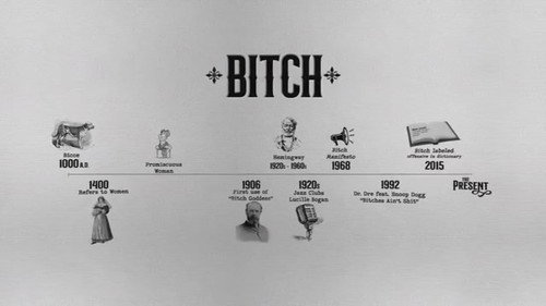 History of Swear Words S01E03 — Bitch episode still
