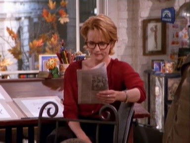 Escena del episodio 10 de la temporada 3 de Caroline in the City