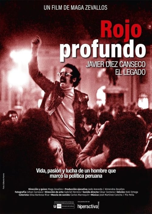 Rojo profundo poster