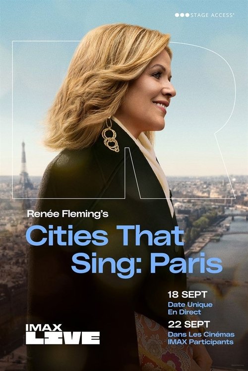 Renée Fleming's Cities That Sing - Paris Poster