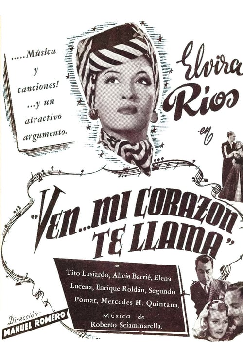 Poster Ven... mi corazón te llama 1942