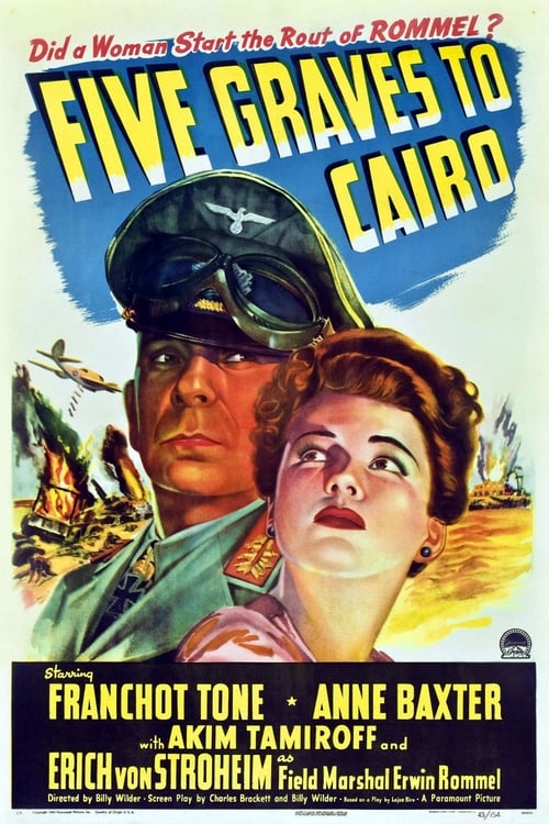Largescale poster for Five Graves to Cairo