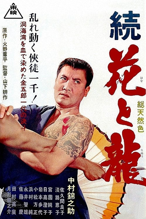 Poster 続花と龍 洞海湾の決斗 1966