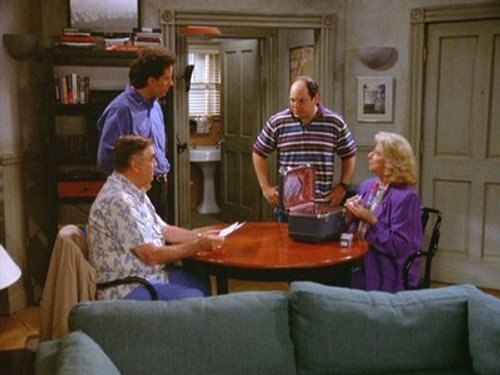 Seinfeld S05E18 — The Raincoats (Part 1) episode still