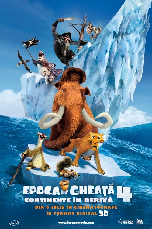 Poster pentru Epoca de gheață 4: Continente în derivă