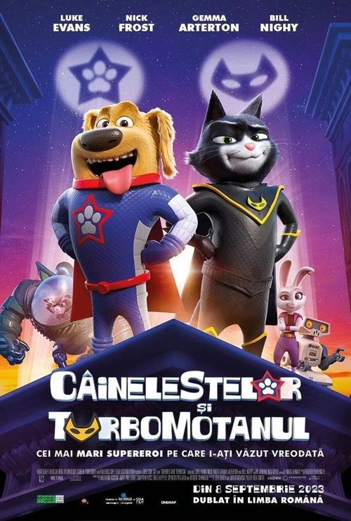 Poster pentru Câinele Stelar și TurboMotanul