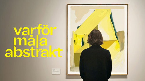 Varför måla abstrakt? Backdrop Blur