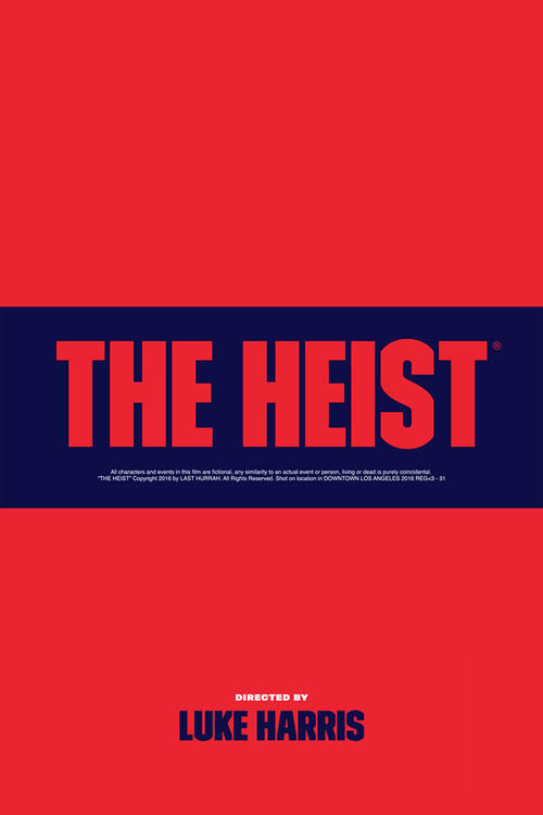 The Heist movie poster player