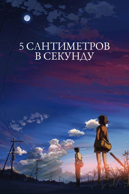 Постер «5 сантиметров в секунду»