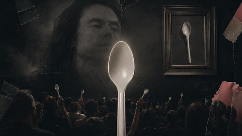 Room Full of Spoons Backdrop Blur