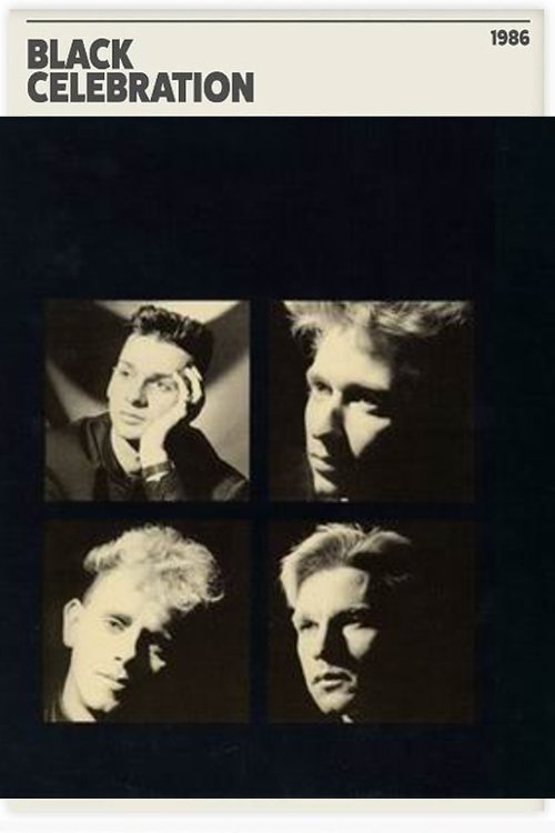 Depeche Mode: Black Celebration Tour 1986 poster