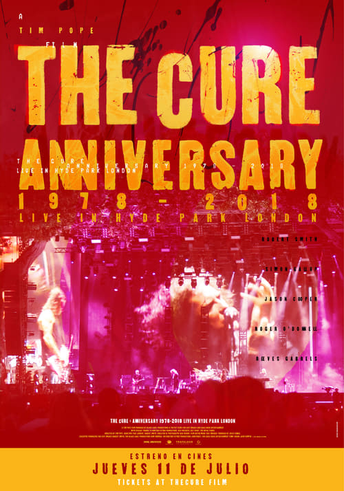 The Cure: Anniversary 1978-2018 - Live in Hyde Park poster