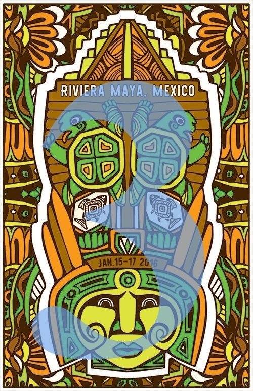 Phish 2016-01-17 Riviera Maya Mexico movie poster player