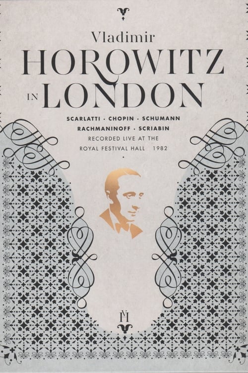 Poster Horowitz in London 1982