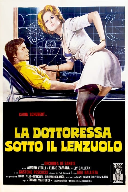 Poster La Dottoressa sotto il lenzuolo 1976