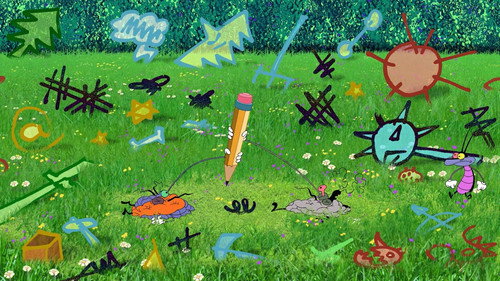 Escena del episodio 14 de la temporada 4 de Oggy et les Cafards