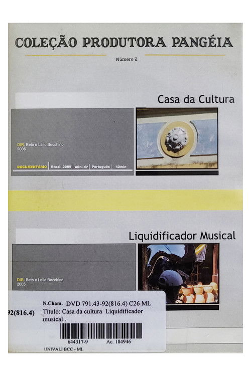 Coleção Produtora Pangéia #2 - FİLM Afişi