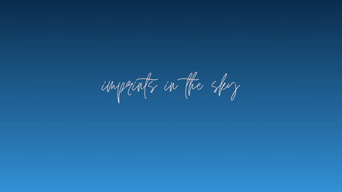 Imprints in the sky still