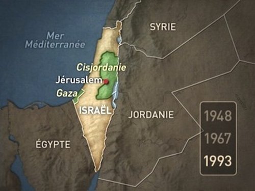 Israël - Palestine - Une cartographie de la clôture de sécurité