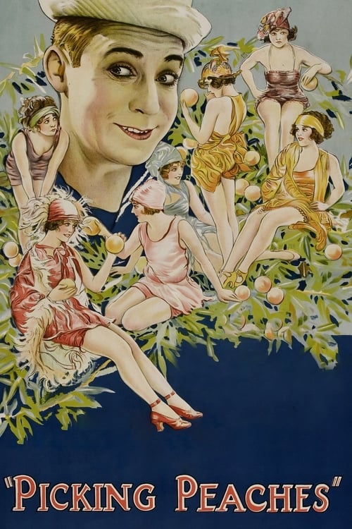 Poster Picking Peaches 1924