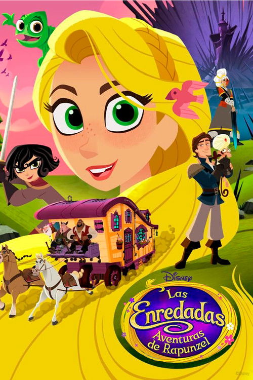 Póster de la temporada 2 de la serie Enredados. La serie