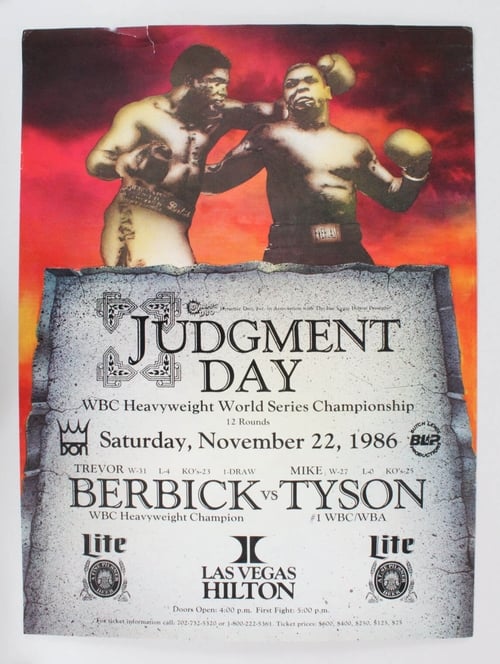 Mike Tyson vs Trevor Berbick 1986