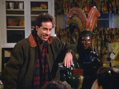 Seinfeld S05E10 — The Cigar Store Indian episode still