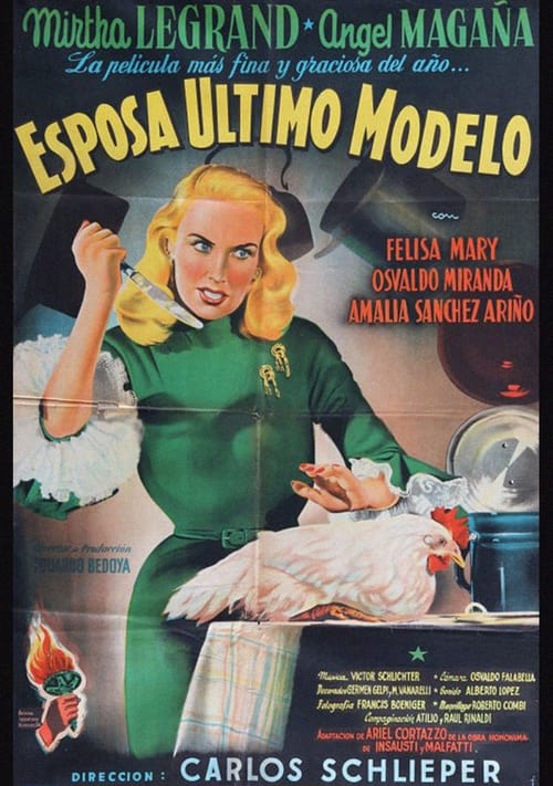 Poster Esposa último modelo 1950