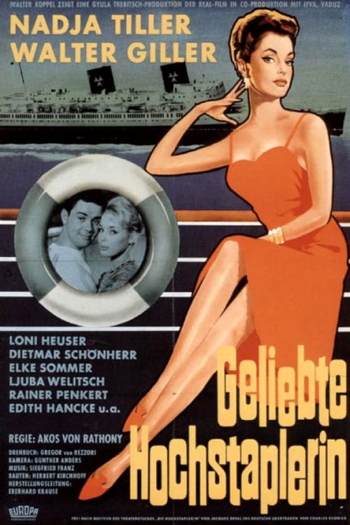 Poster Geliebte Hochstaplerin 1961