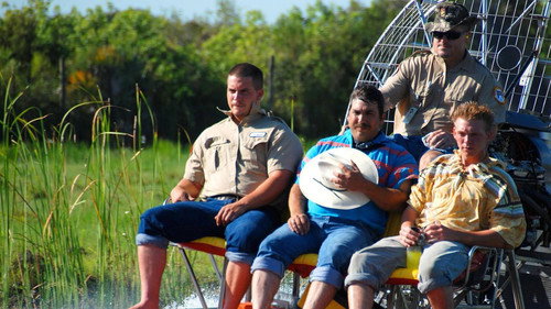 Swamp Men Backdrop Blur