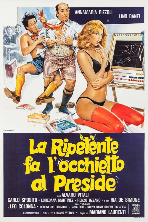 La ripetente fa l'occhietto al preside (1980) poster