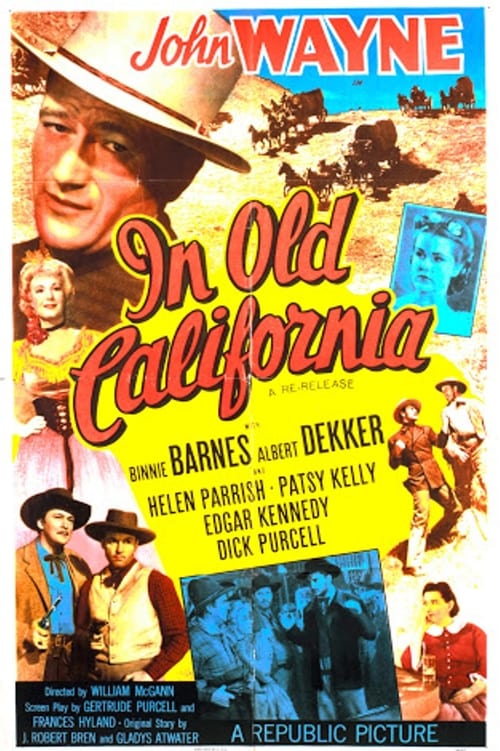 In Old California poster