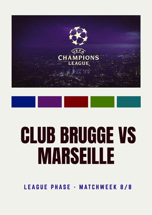 Club Brugge VS Olympique de Marseille CL 25/26