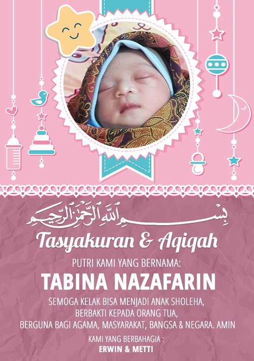 Tasyakuran & Aqiqah Tabina poster