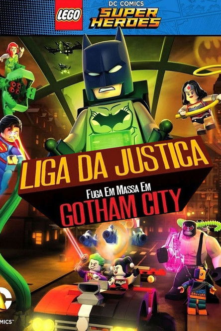 Pôster de LEGO Super Heroes: DC Liga da Justiça - Revolta em Gotham