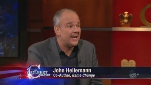 Escena del episodio 7 de la temporada 6 de la serie The Colbert Report
