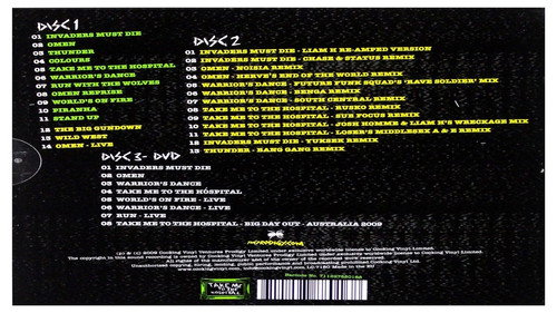 The Prodigy - Invaders Must Die - Special Edition (2009) DVD