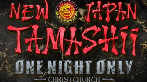 NJPW Tamashii XI: One Night Only Backdrop Blur