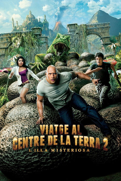 Cartell de Viatge al centre de la Terra 2: L'illa misteriosa