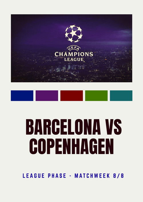 Poster of Barcelona VS Copenhagen CL 25/26