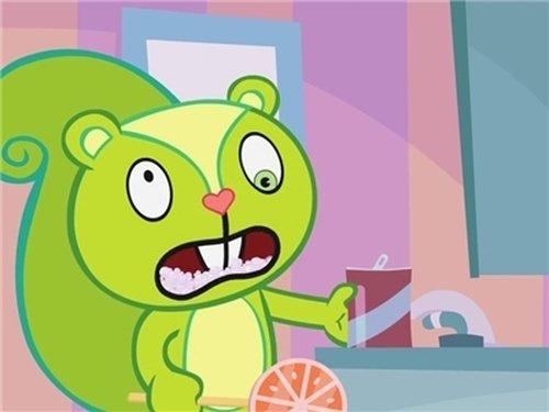 Escena del episodio 23 de la temporada 5 de la serie Happy Tree Friends