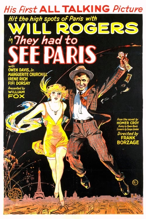 They Had to See Paris (1929) poster