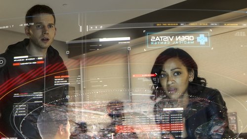 Escena del episodio 1 de la temporada 1 de la serie Minority Report