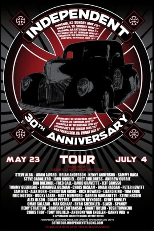 Independent - 30th Anniversary Tour (2008) poster