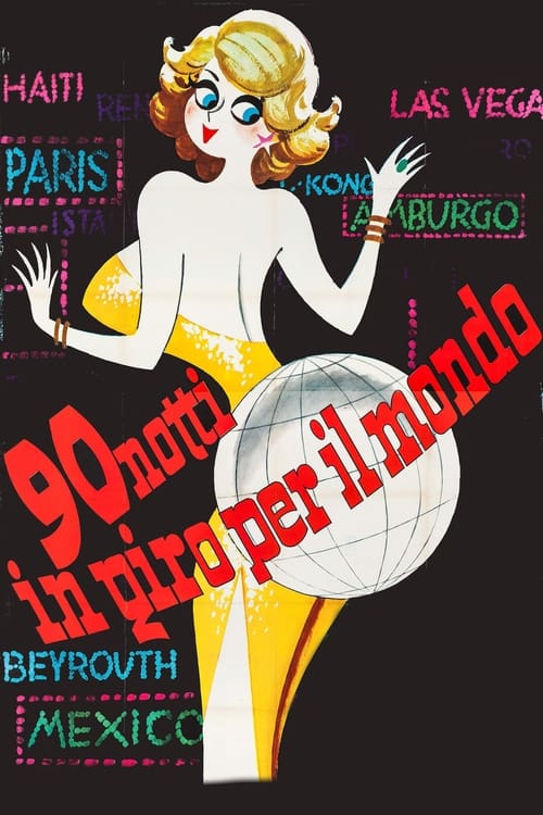 Poster 90 notti in giro per il mondo 1963