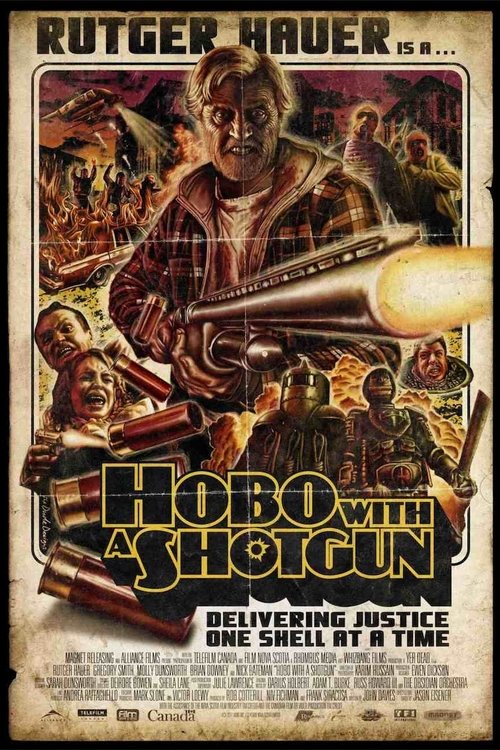 Grootschalige poster van Hobo with a Shotgun