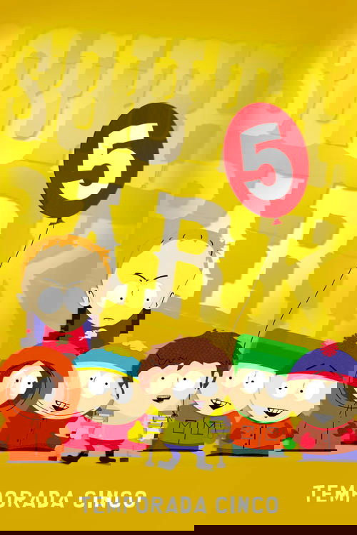 Ver temporada 5 de South Park Póster de la temporada 5 de la serie South Park